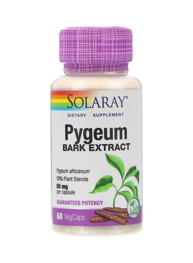 Pygeum Bark Extract, 50 mg Capsules
