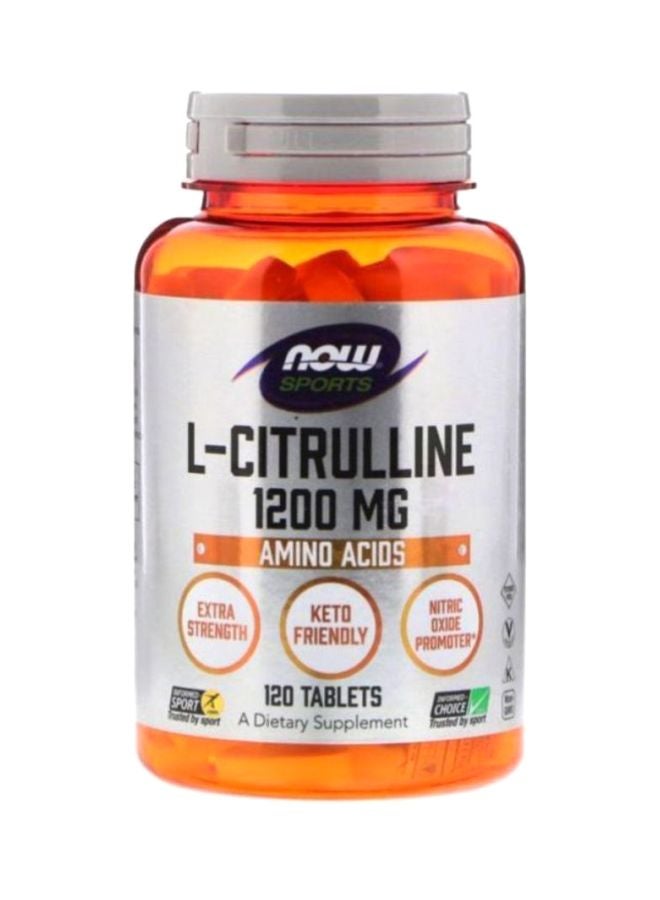 L-Citrulline 1200mg Dietary Supplement - 120 Tablets