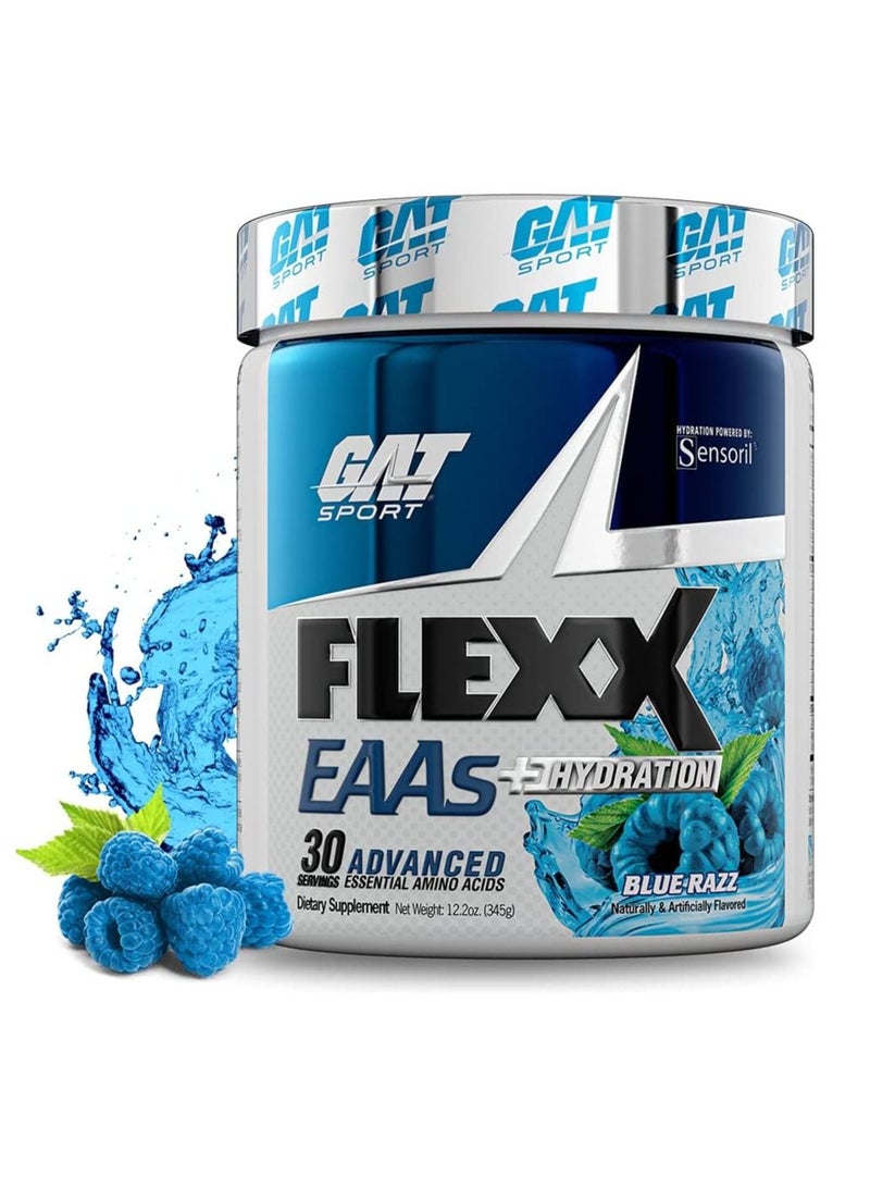 GAT FLEXX EAA + Hydration Blue Razz 30 Servings