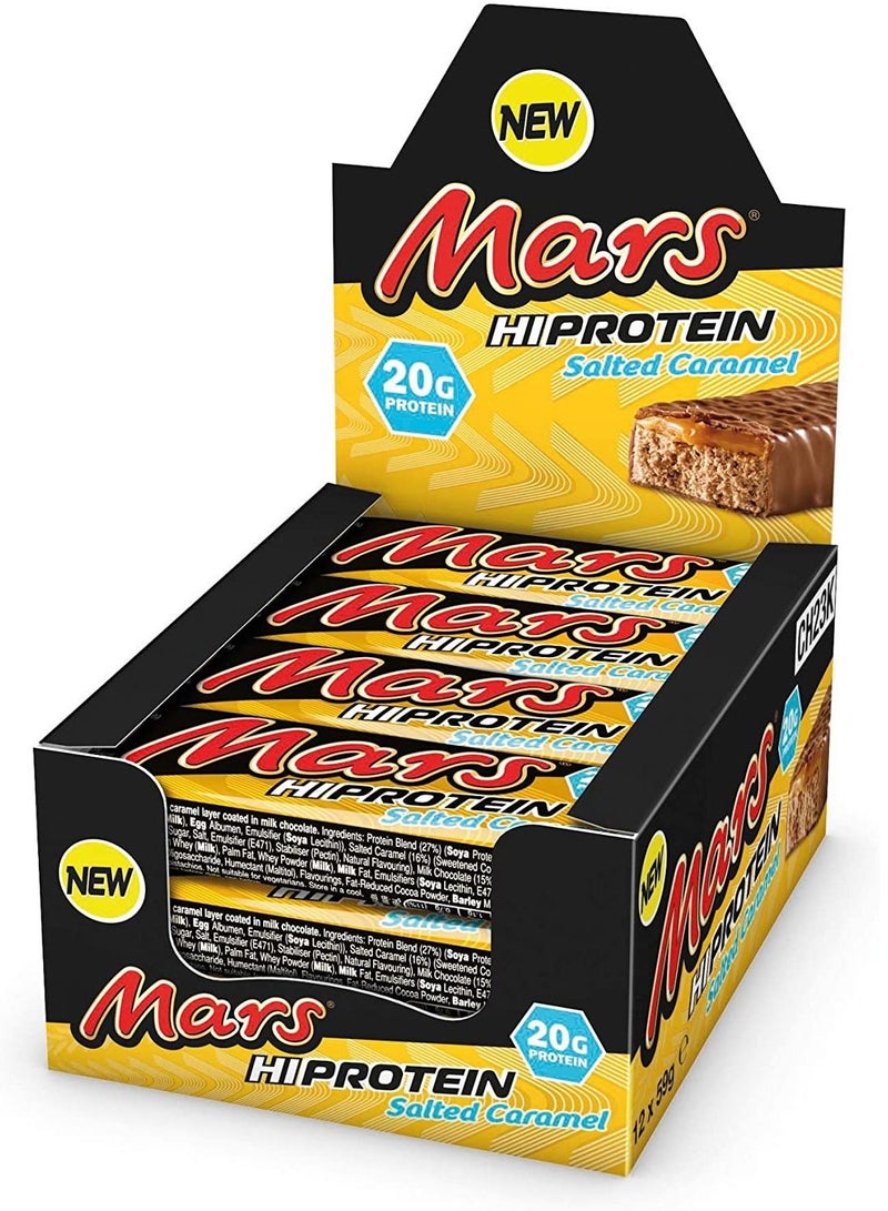 Mars Hi-Protein Bar Salted Caramel 12-Pack