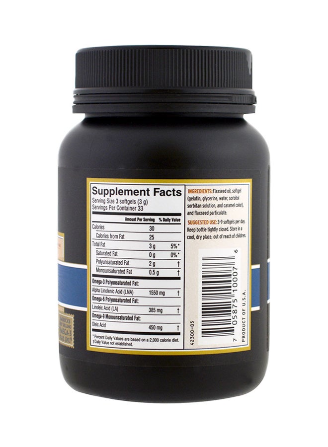 100 Capsules Lignan Flax Oil