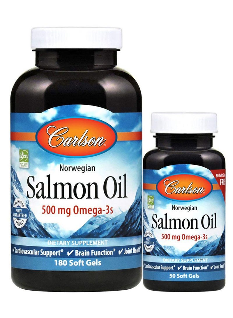 Pack Of 2 Norwegian Salmon Oil Dietary Supplement