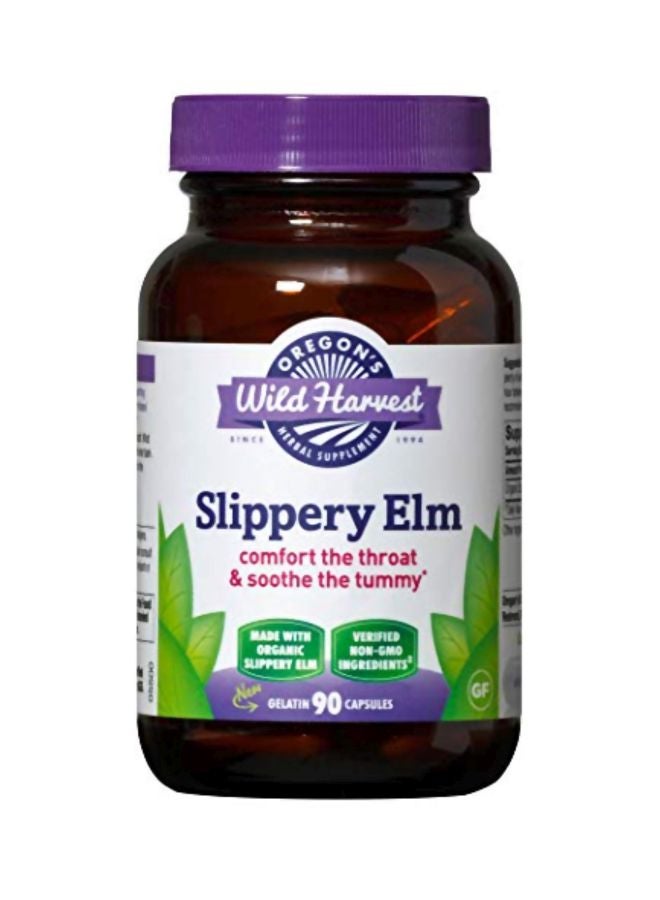 Slippery Elm Herbal Supplement - 90 Capsules
