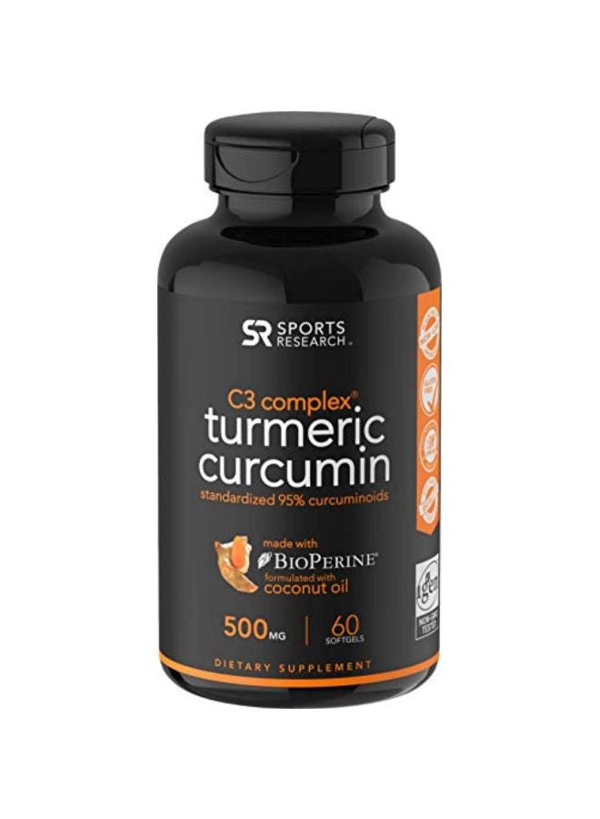 Dietary Supplement Turmeric Curcumin C3 Complex 500mg - 120 SoftGels