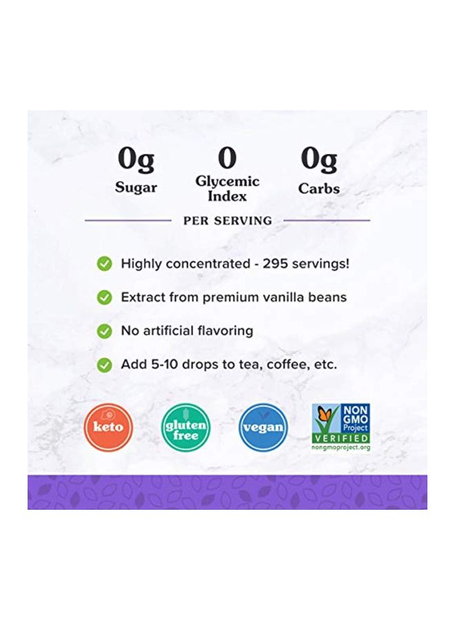 NuStevia Liquid Dietary Supplement - Vanilla Stevia