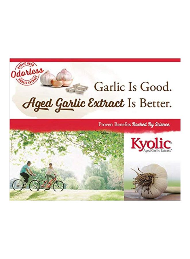 Aged Garlic Extract Formula 109 For Blood Pressure Health - 240 Capsules