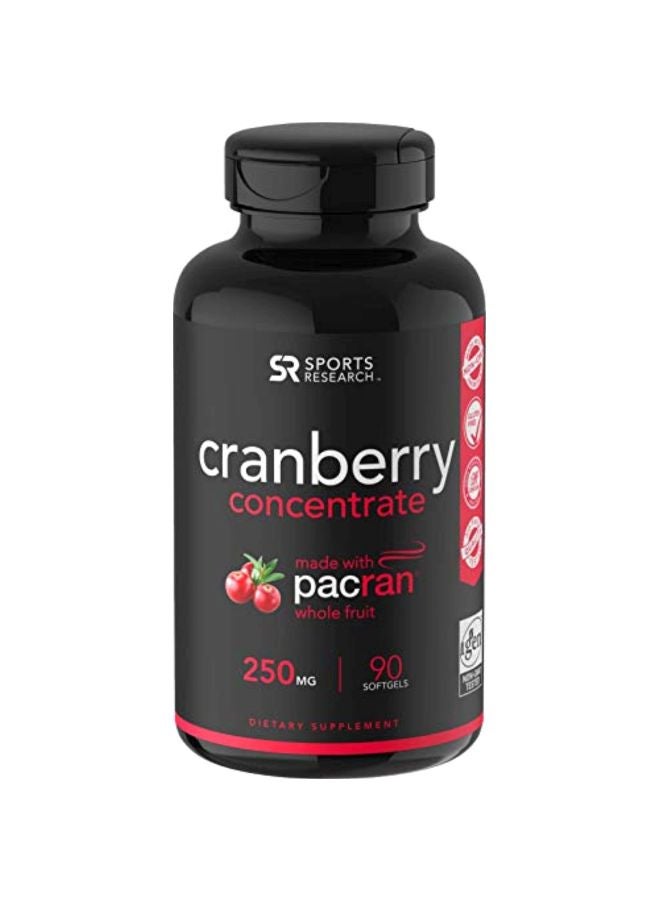 Cranberry Concentrate Dietary Supplement 250mg - 90 Capsules