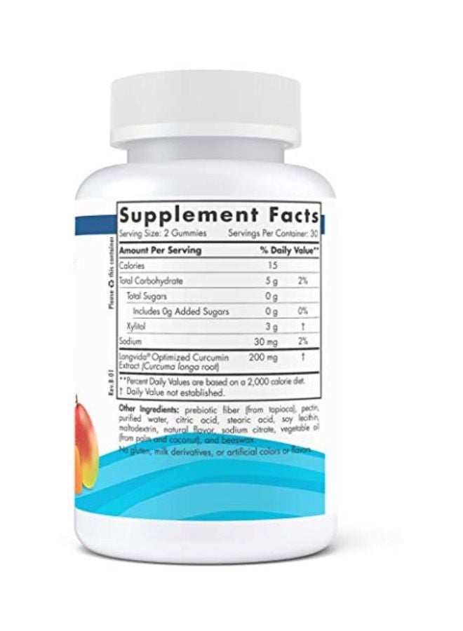 Curcumin Gummies Dietary Supplement - 60 Gummies