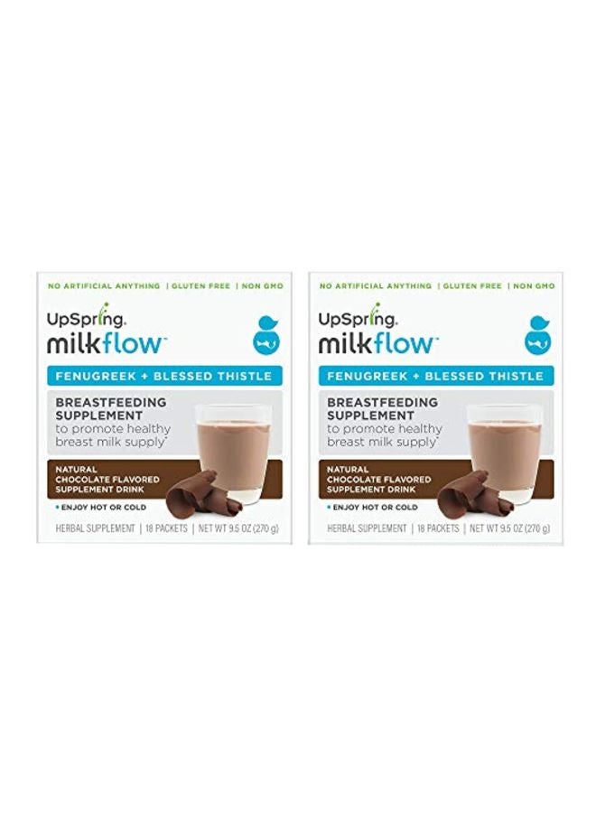Pack Of 2 Milk Flow Breastfeeding Supplement - Chocolate