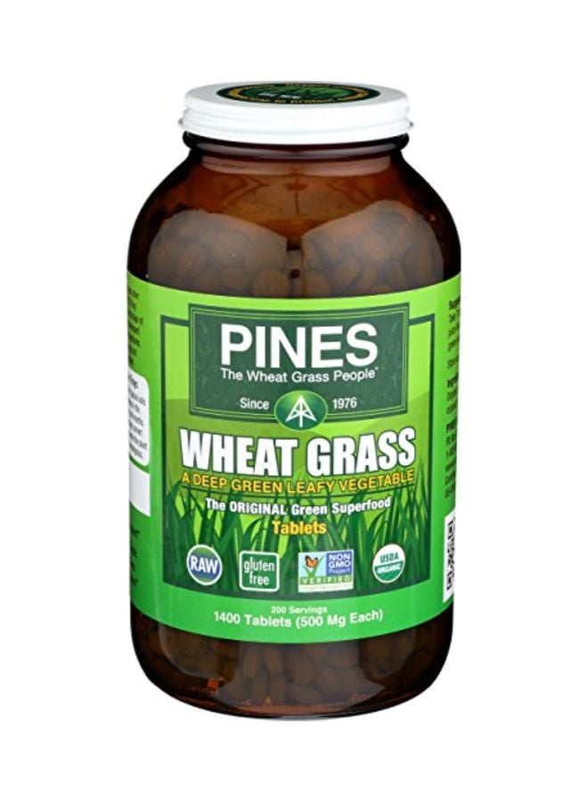 Wheat Grass 500 Mg Dietary Supplement- 1400 Tablets