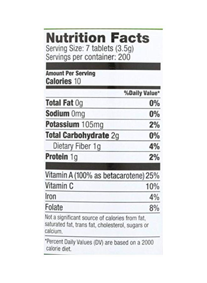 Wheat Grass 500 Mg Dietary Supplement- 1400 Tablets