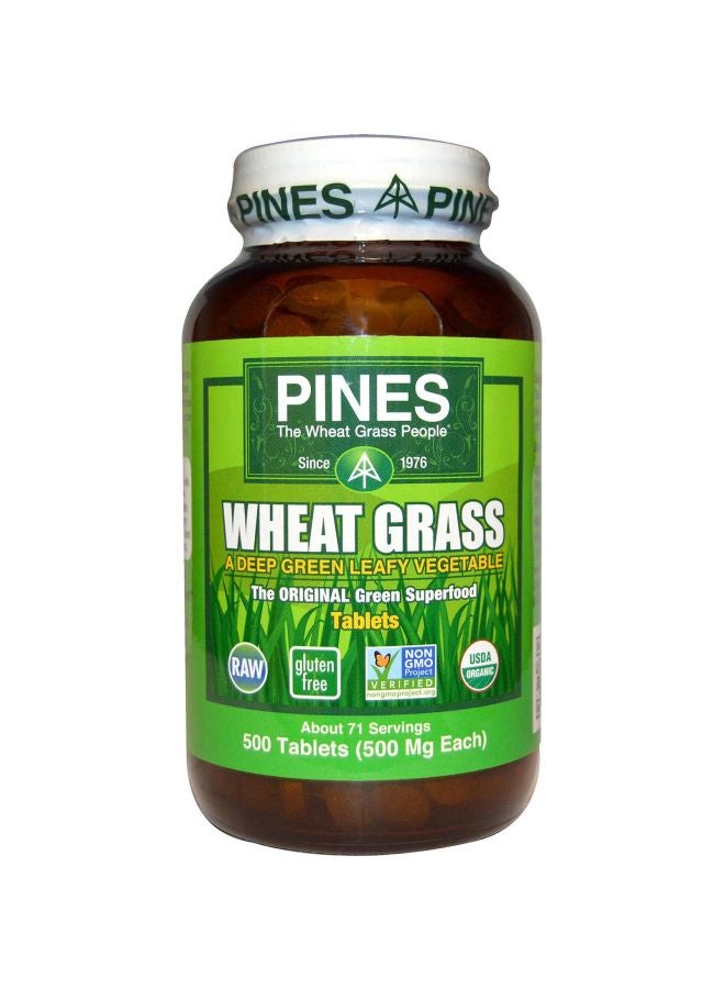Organic Wheat Grass - 500 Tablets