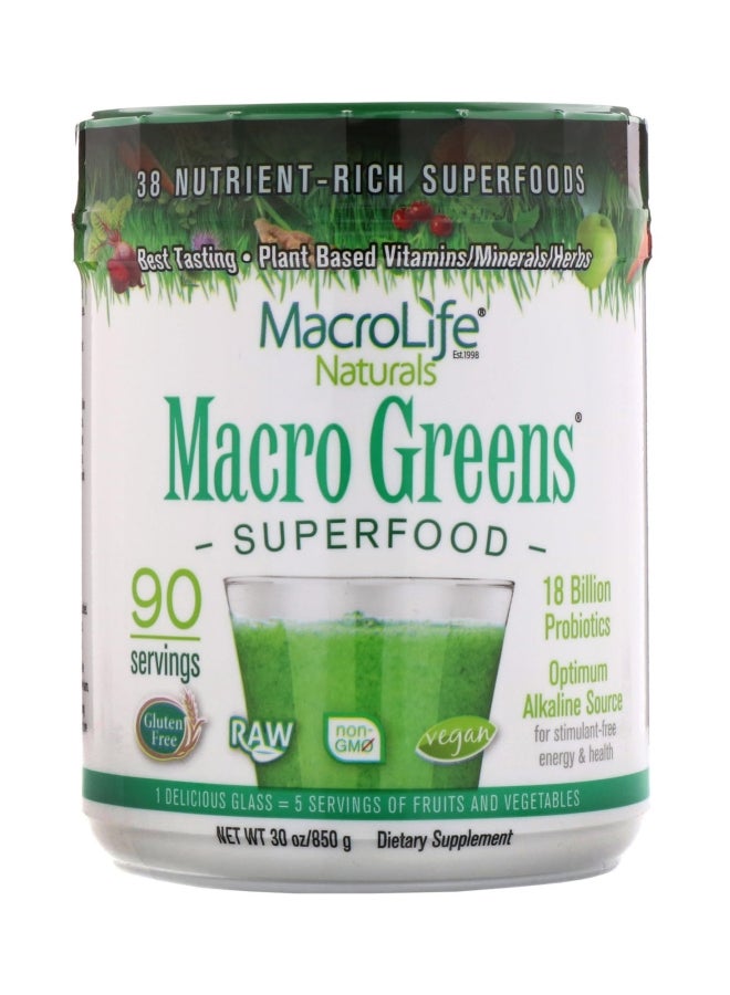 Macro Greens Superfood Dietary Supplement