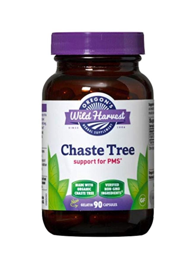Organic Chaste Tree Herbal Supplement - 90 Capsules