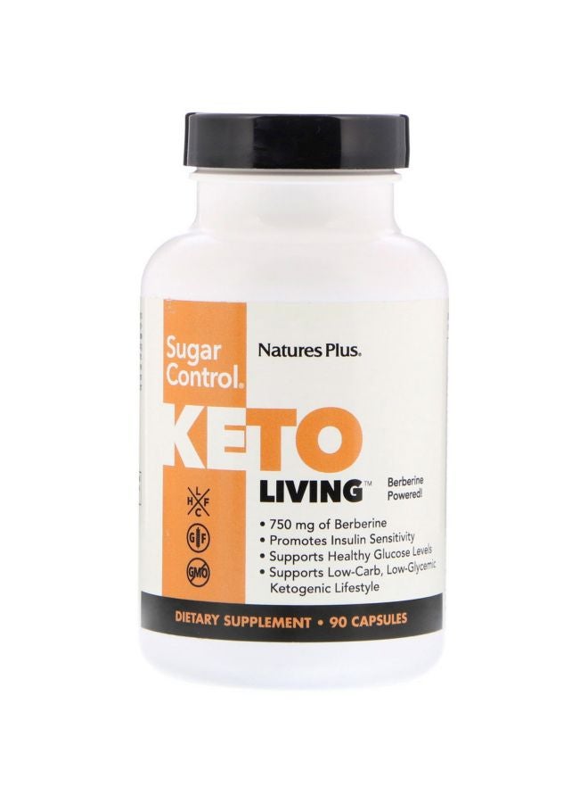 Ketoliving Sugar Control Dietary Supplement - 90 Capsules