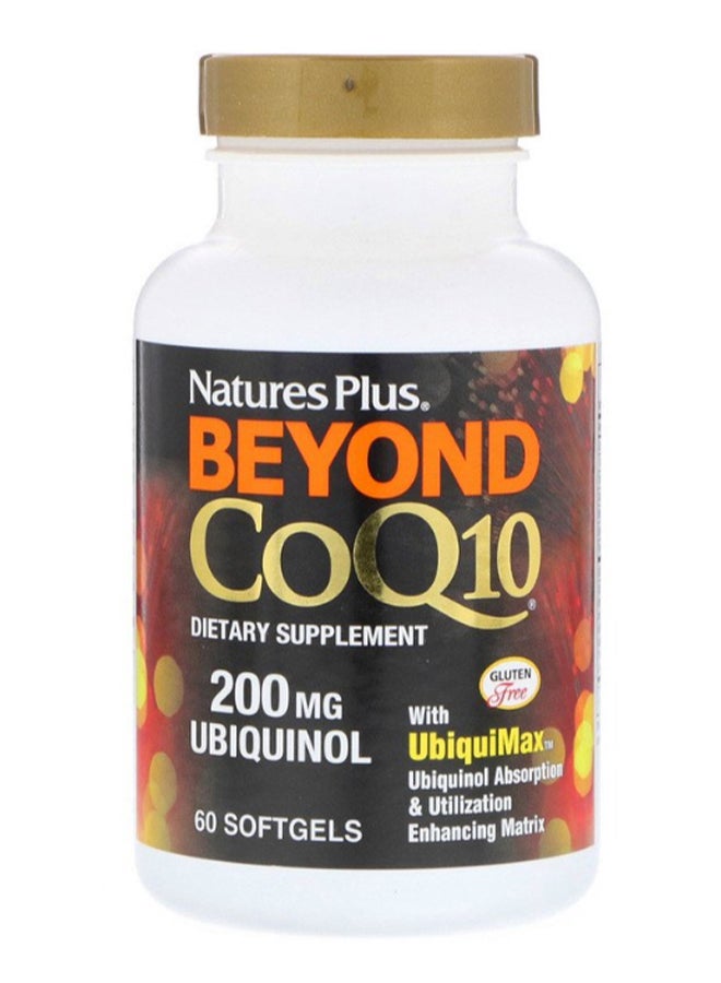Beyond Coq10 Ubiquinol Dietary Supplement - 60 Softgels