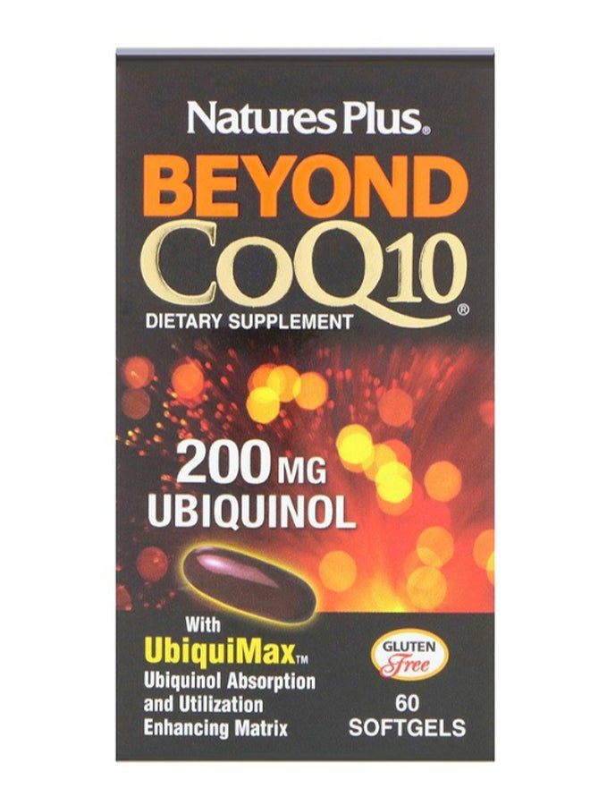 Beyond Coq10 Ubiquinol Dietary Supplement - 60 Softgels