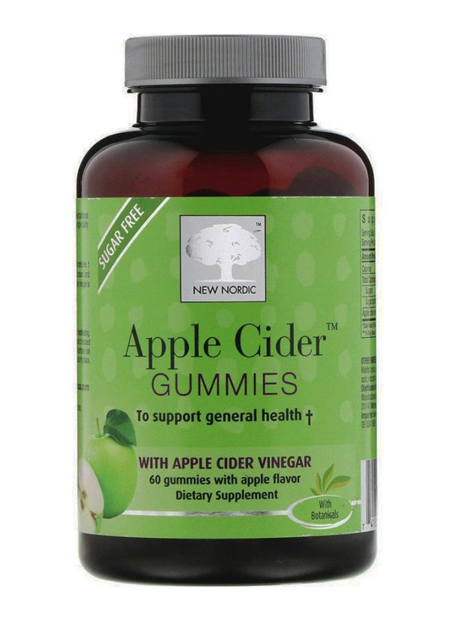 Apple Cider Dietary Supplement - 60 Gummies