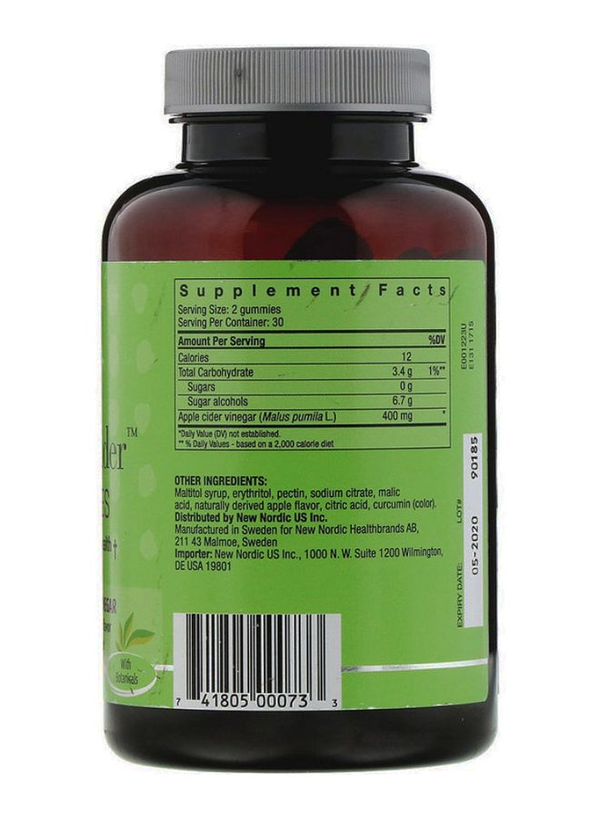 Apple Cider Dietary Supplement - 60 Gummies