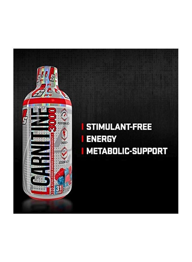 L-Carnitine 3000 Liquid Fat Burner- Berry Flavor
