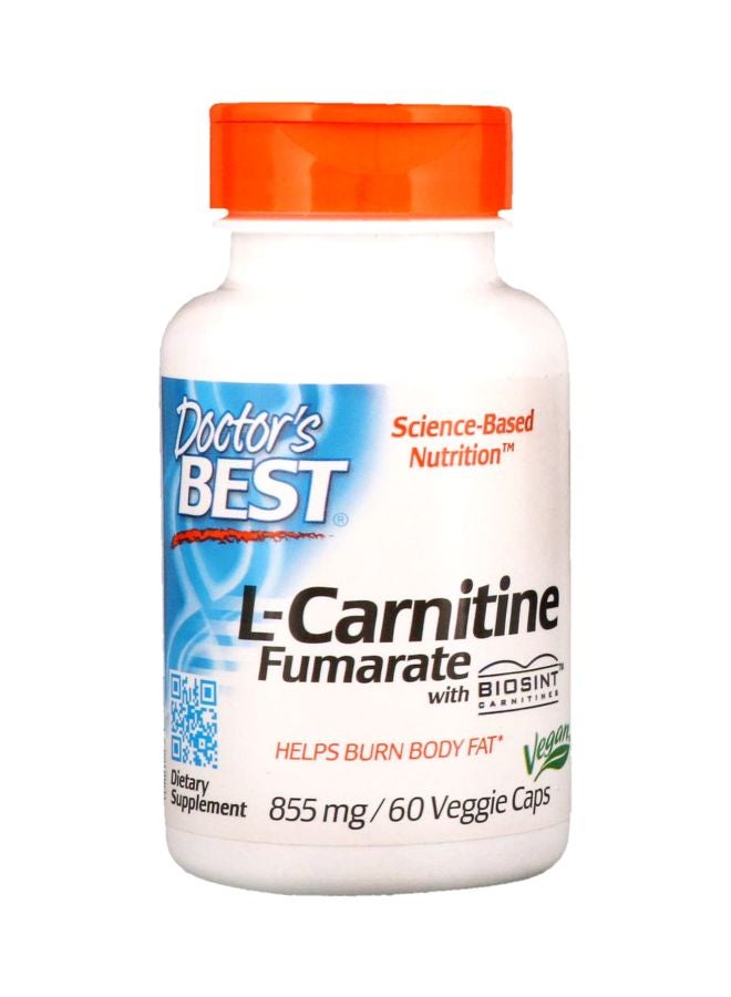 L-Carnitine Fumarate With Biosint 855mg - 60 Capsules