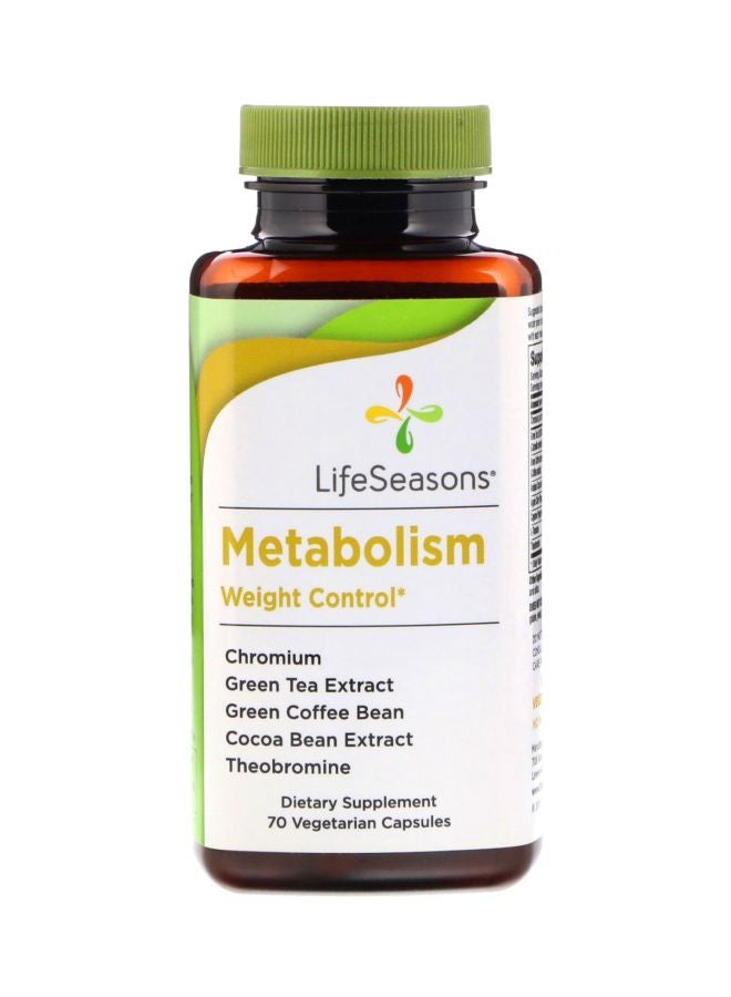 Metabolism Weight Control Dietary Supplement - 70 Capsules