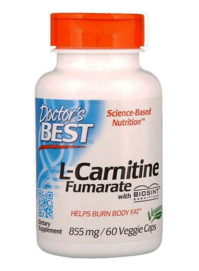 L-Carnitine Fumarate With Biosint Dietray Supplement - 60 Veggie Caps