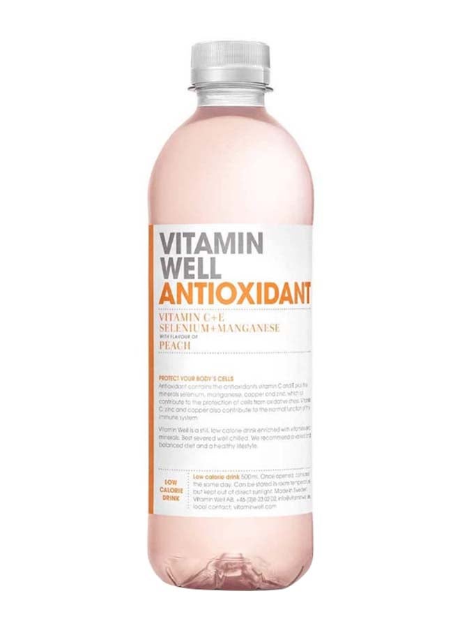 Antioxidant Peach With Vitamin C And E Plus Selenium And Manganese box of 12 bottle x 500 ml