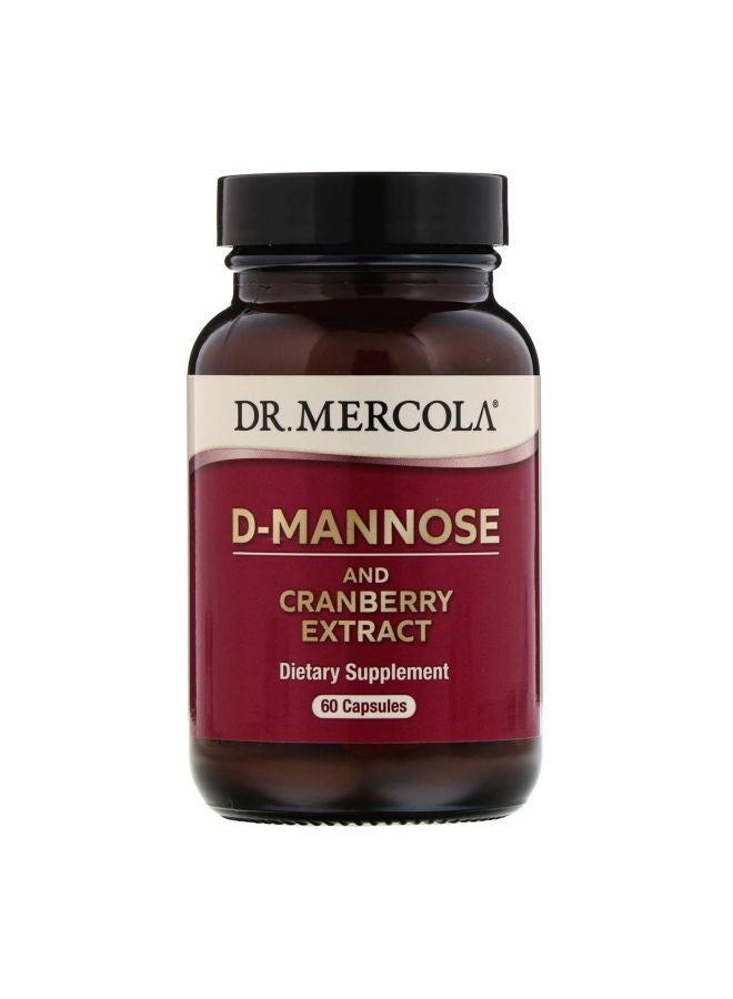 D-Mannose Dietary Supplement - 60 Capsules