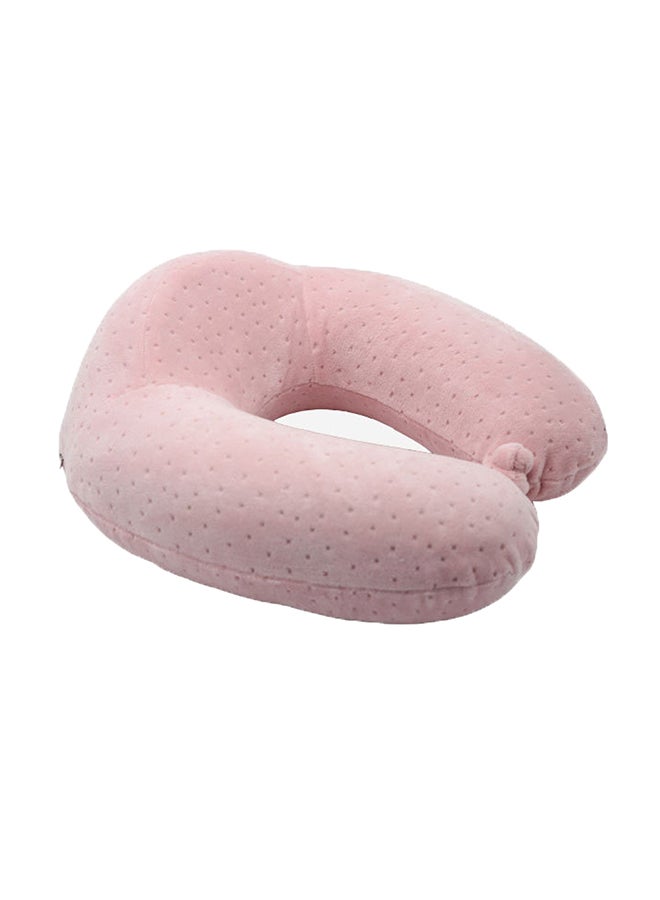 U-Shaped Neck Pillow Pink 30 x 25cm