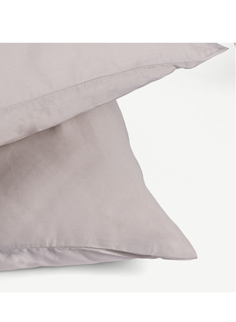 Luciano Cotton Tencel Pillowcase -Grey