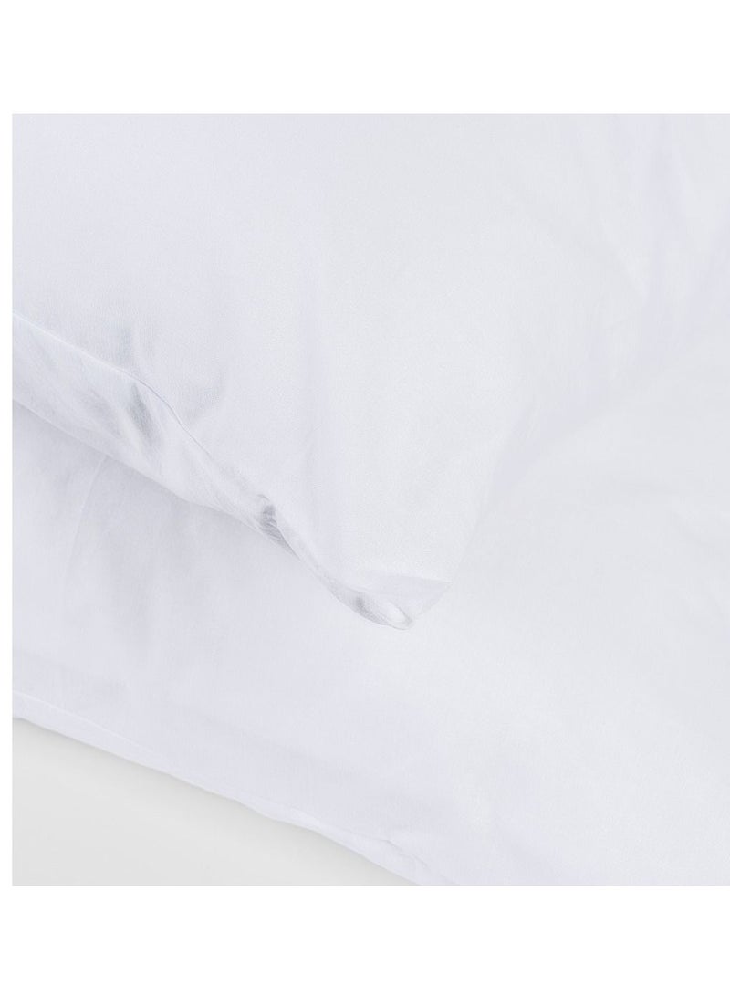 Gavin Washed Cotton Pillowcase Pair -White