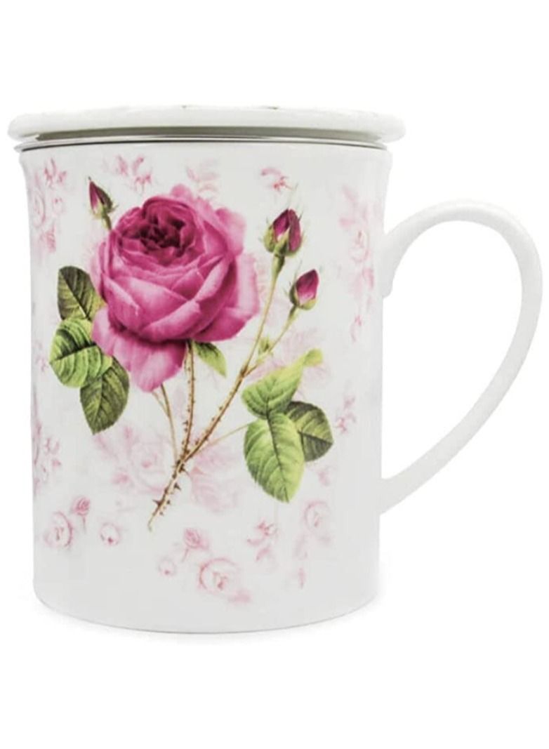 Microwavable Porcelain Coffee Cinzia Mug With Floral  (0.2L) 3pc