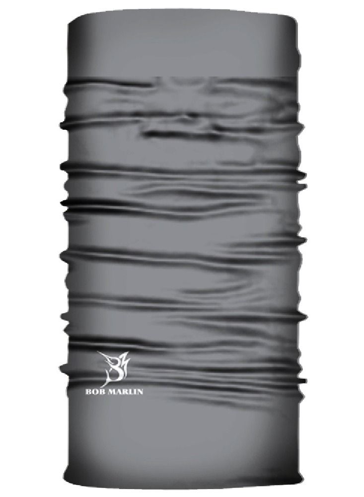 Bob Marlin UV+Protection Face Shield Bandana BM Grey