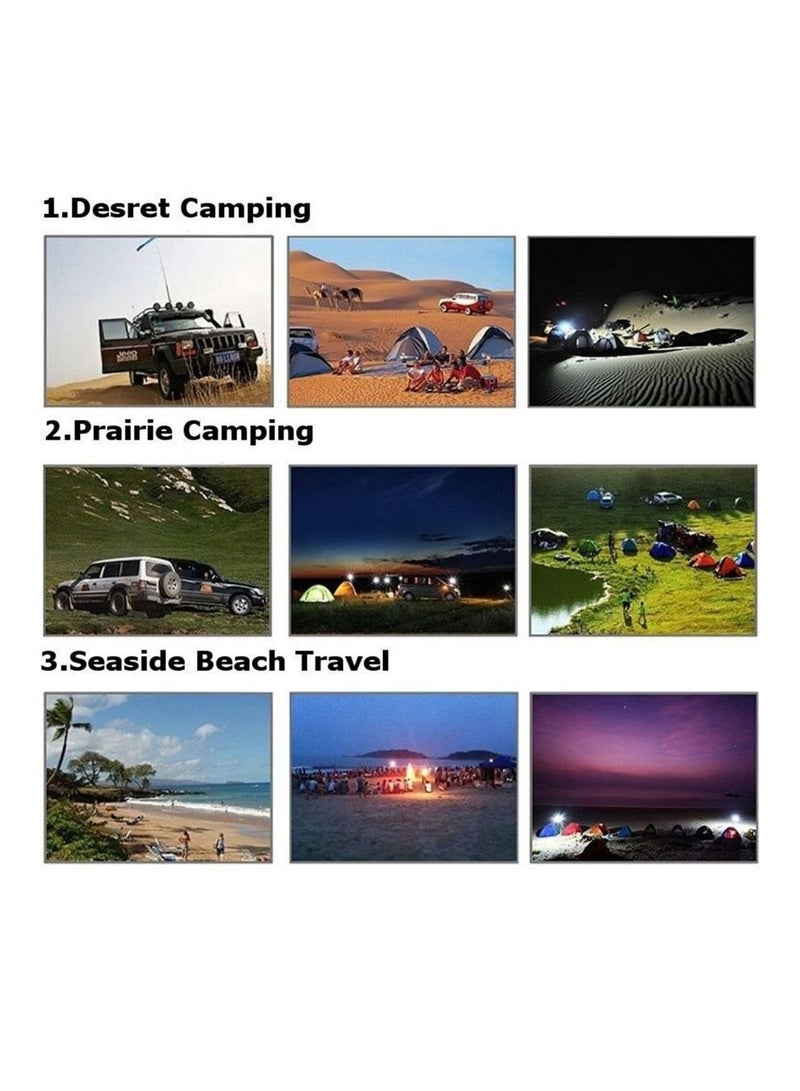 Fishing Lamp Car Rod Light RF Remote Controller Outdoor Lighting Camping Lantern