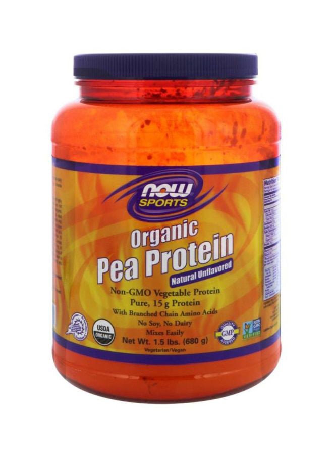 Organic Pea Protein Powder Dietary Supplement