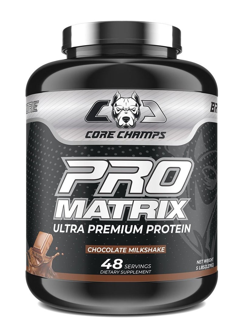 Pro Matrix Ultra Premium Protein Matrix 5Lbs Chocolate 48 Servings