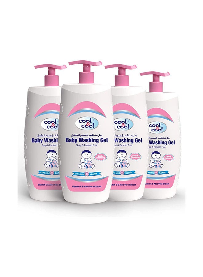 Baby Washing Gel 500Ml- Pack Of 4