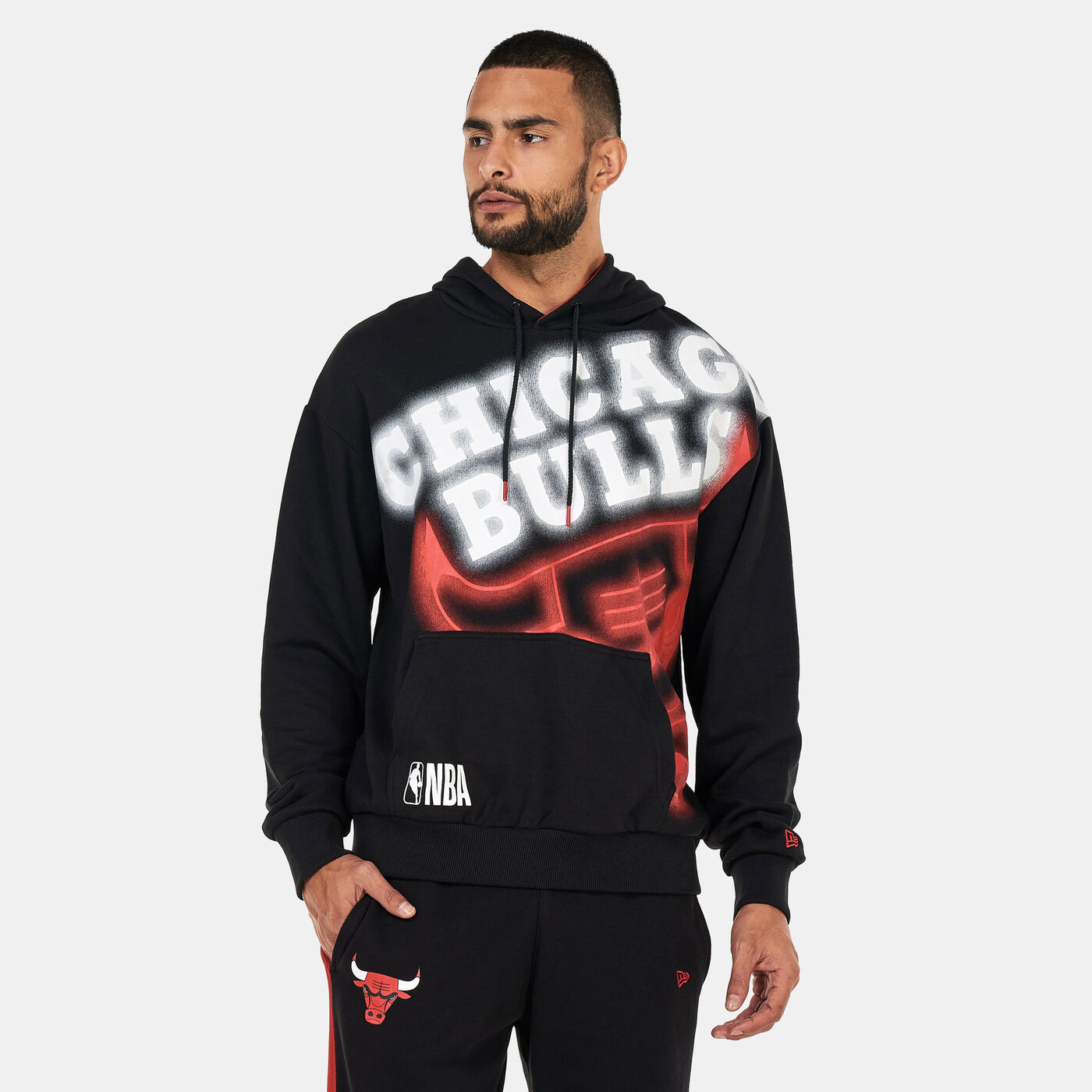 Chicago Bulls NBA Neon Oversized Hoodie