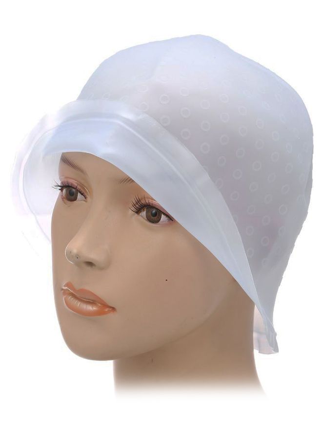 Reusable Hair Colouring Dye Cap White