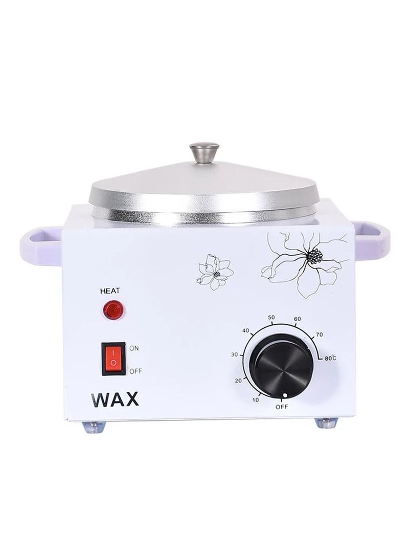 Wax Warme Wax Heater Hair Removal Machine Facial Skin Equipment SPA Hair Removal Tool (White)
