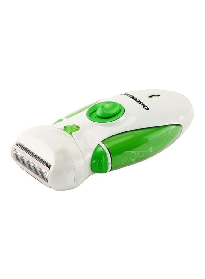 4 In 1 Rechargeable Lady Epilator Set, Lady shaver Green/White