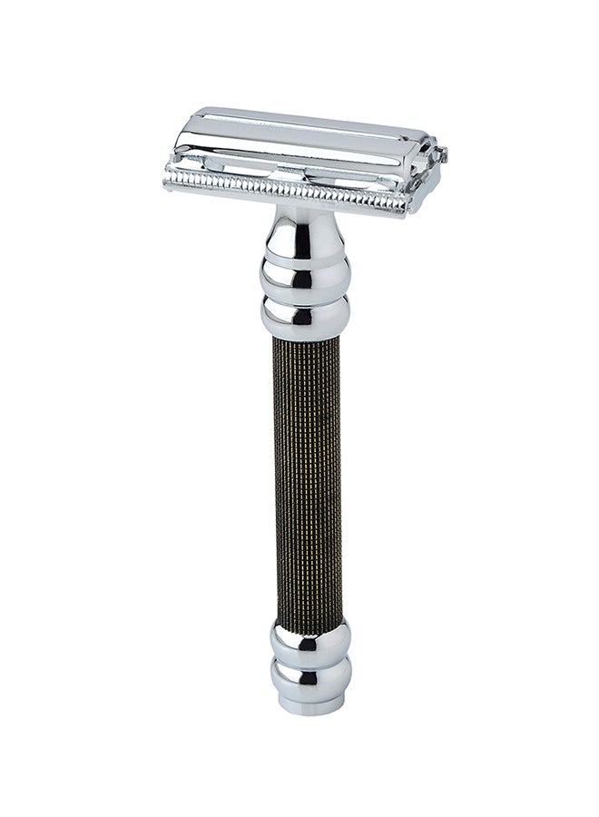Shaving Double Edge Butterfly Safety Razor Black/Silver