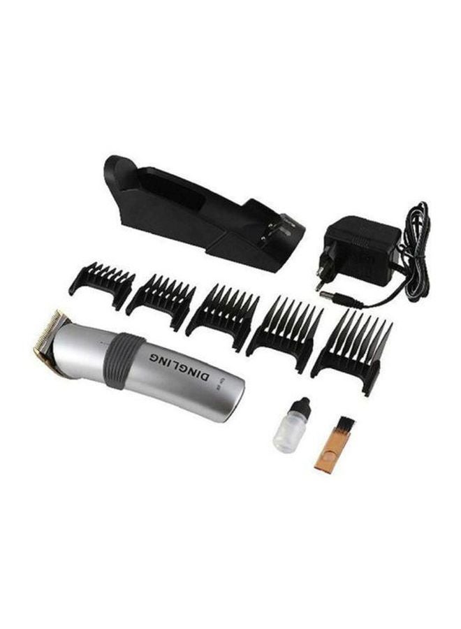 Rechargeable Hair Trimmer Silver/Black 17 x 4.5inch