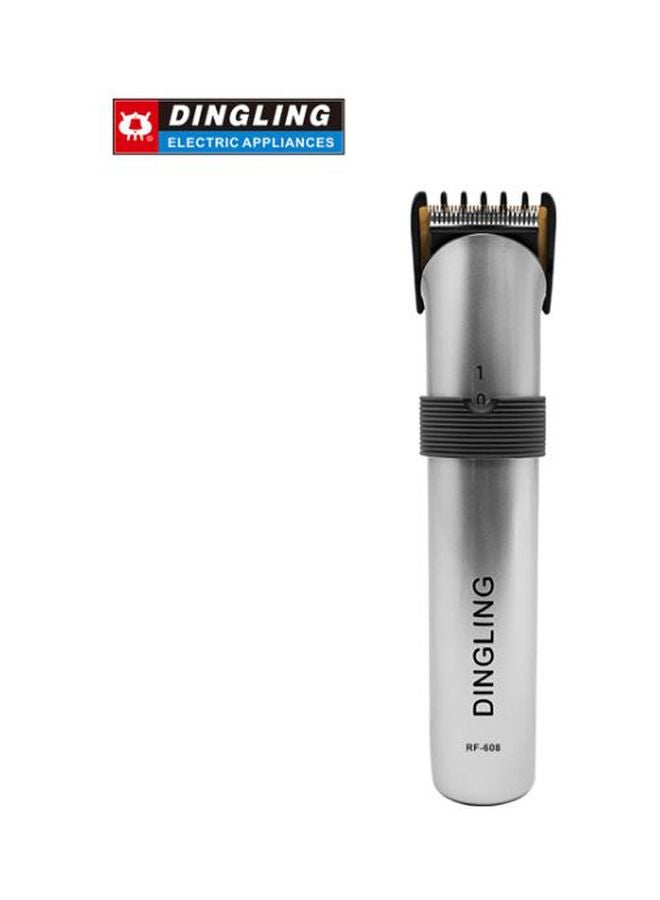 Rechargeable Hair Trimmer Silver/Black 17 x 4.5inch