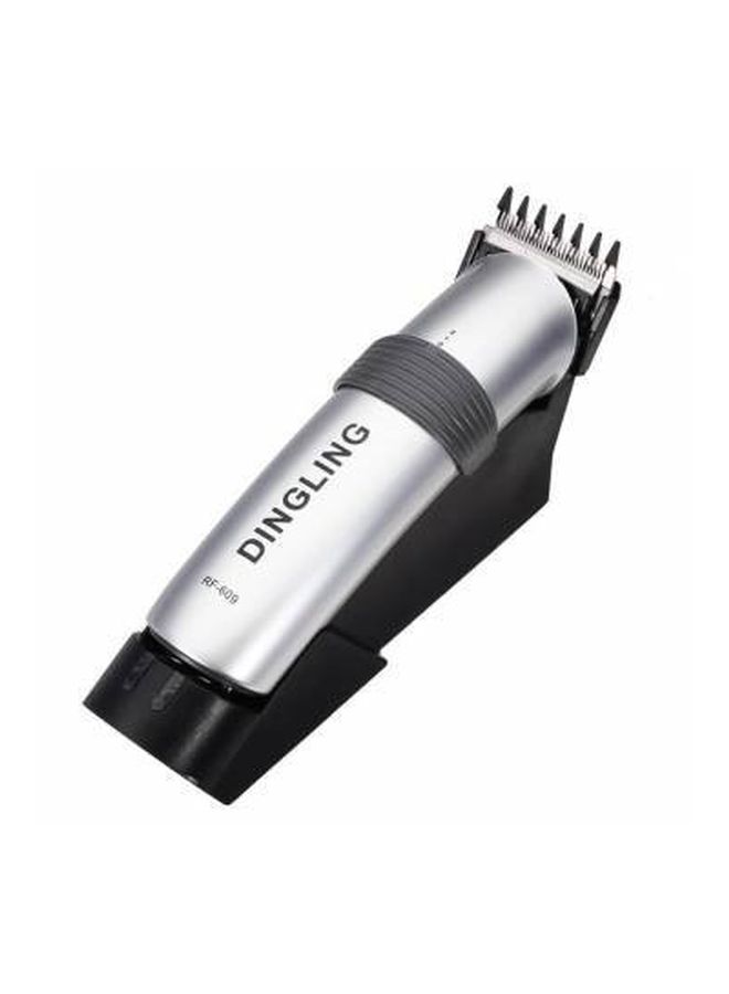 Electric Hair And Beard Shaver Set Silver/Black