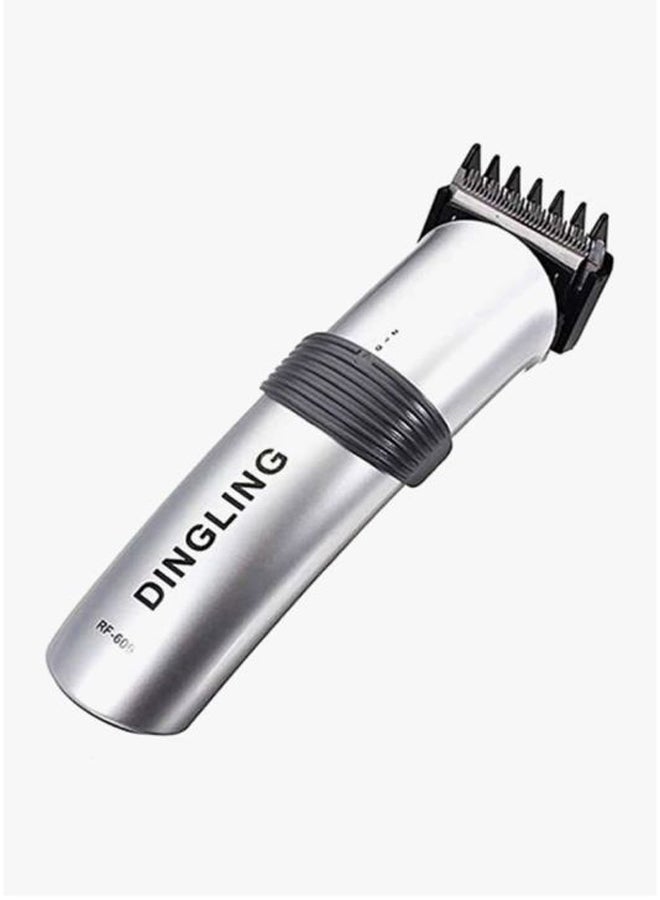 Electric Hair And Beard Shaver Set Silver/Black