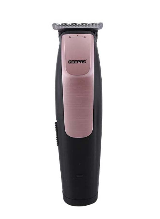 Professional Hair & Beard  Trimmer |  60 Minutes Working Time, Zero Overlap Stainless Steel Blades for Corded and Cordless Use | Low Noise,  USB and DC Adaptor with BS Plug| Provide Accessories Like Combs, Oil, Adapter for Professional Finish| 2 Years Warranty GTR56022 Blue/Silver