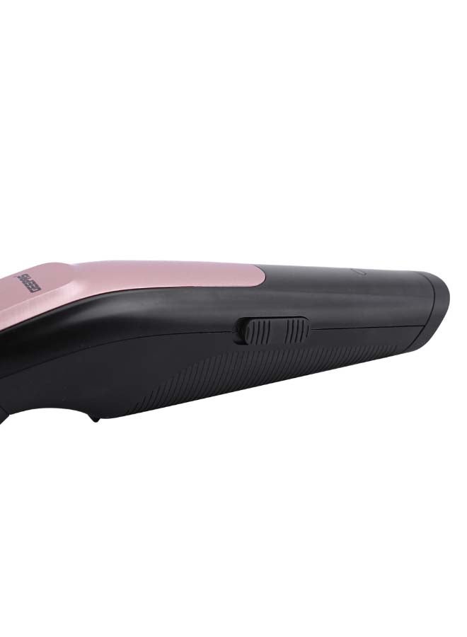 Professional Hair & Beard  Trimmer |  60 Minutes Working Time, Zero Overlap Stainless Steel Blades for Corded and Cordless Use | Low Noise,  USB and DC Adaptor with BS Plug| Provide Accessories Like Combs, Oil, Adapter for Professional Finish| 2 Years Warranty GTR56022 Blue/Silver