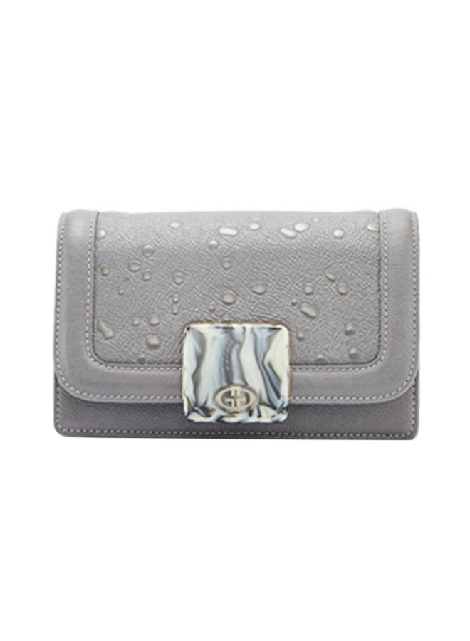 Amber Clutch Bag Grey